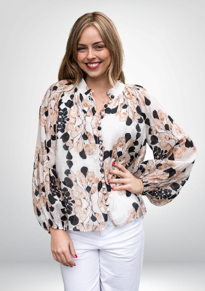 Stella Blouse | Beige