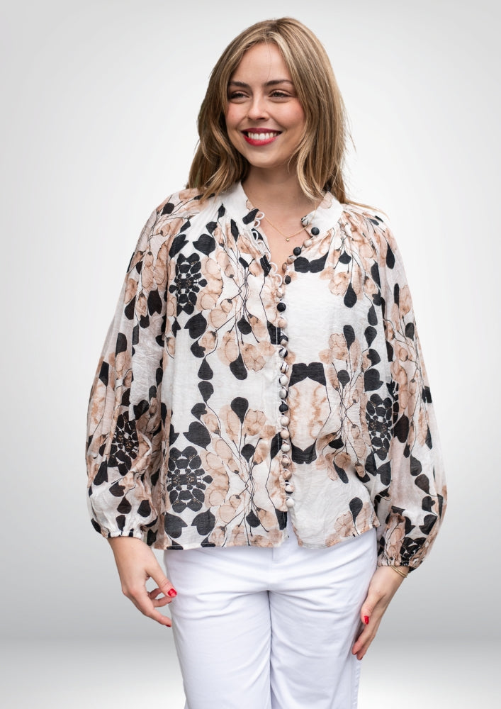 Stella Blouse | Beige