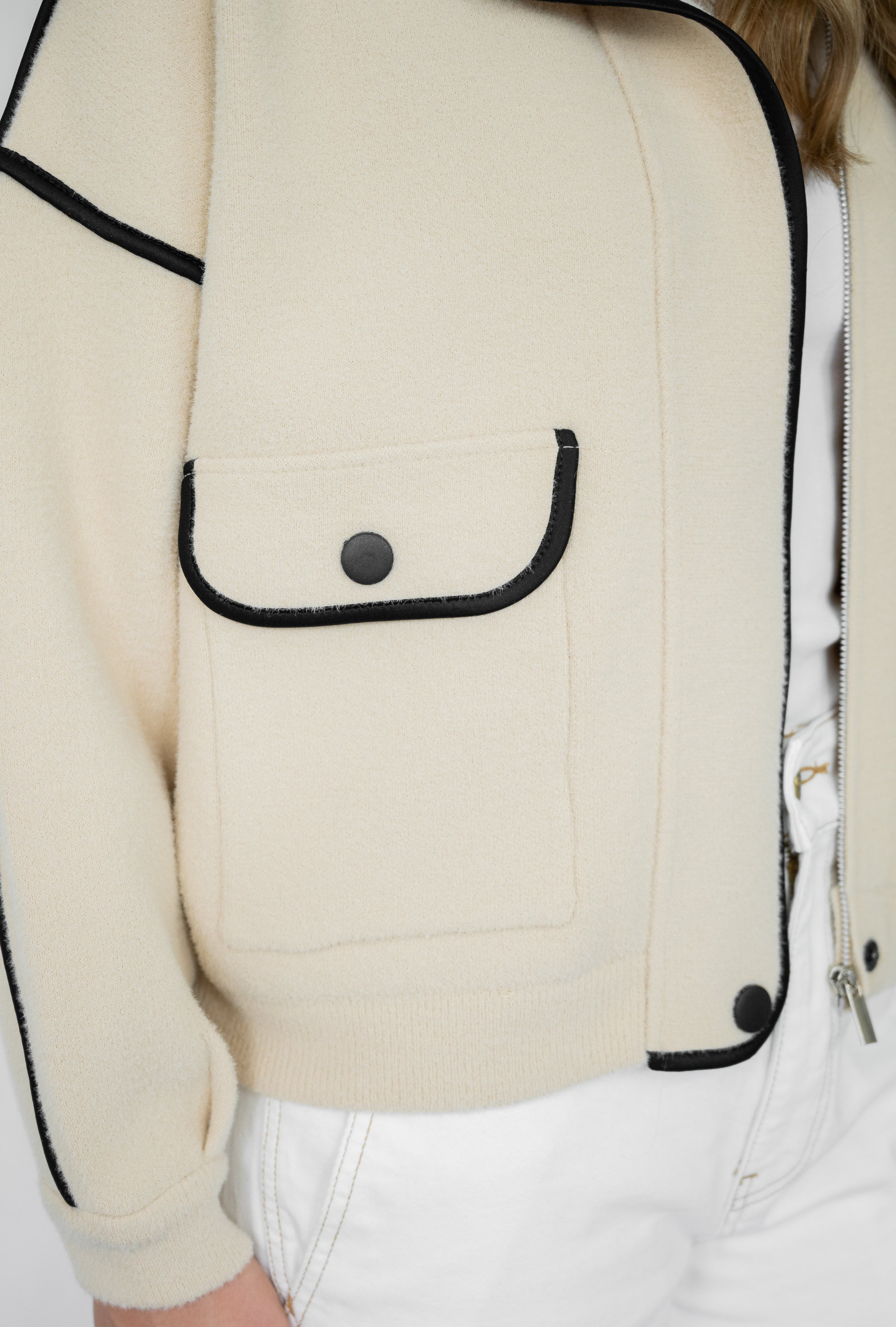 Aspen Jacket | Beige - Blk