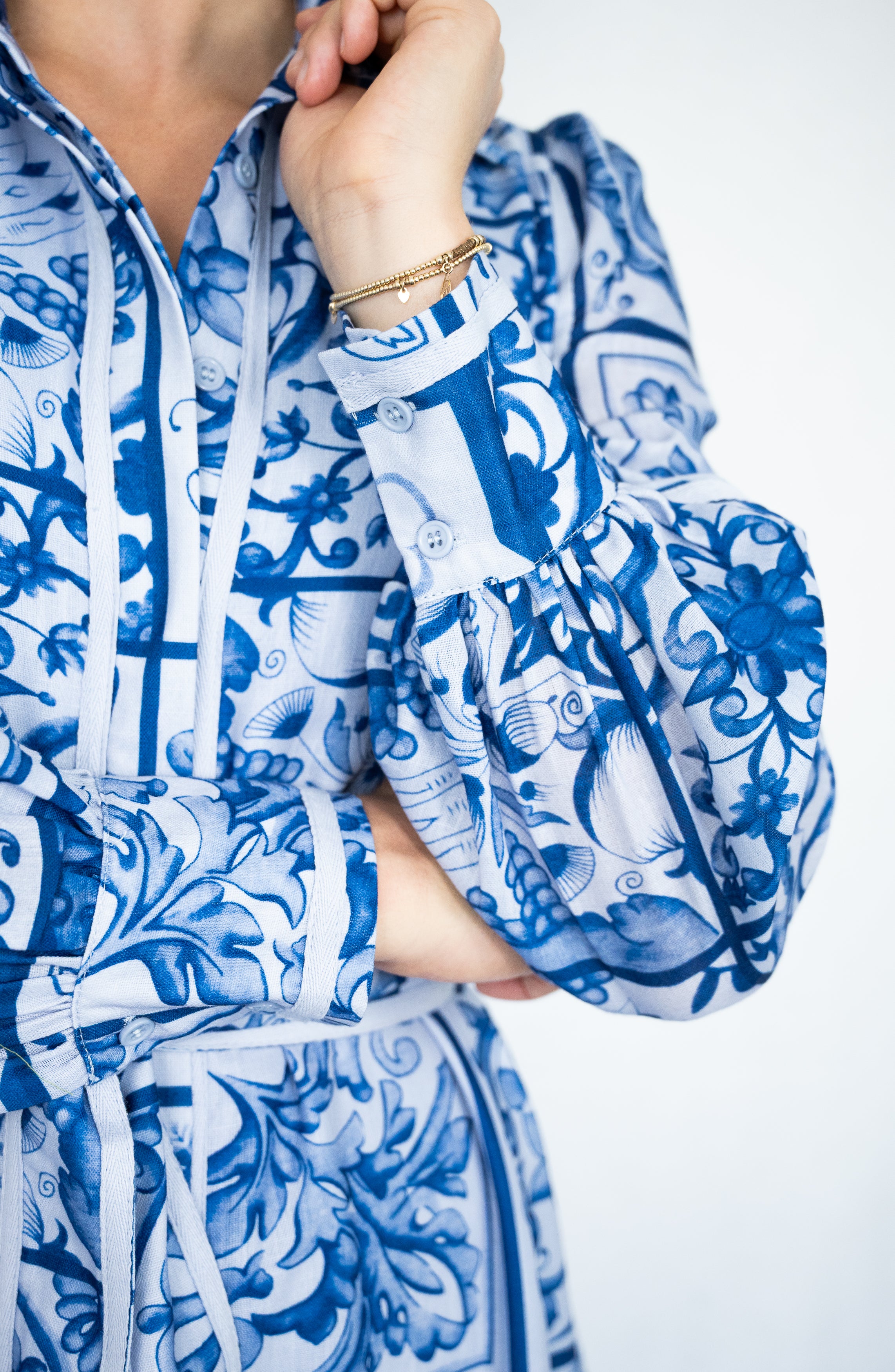 Athena Long Dress | Navy