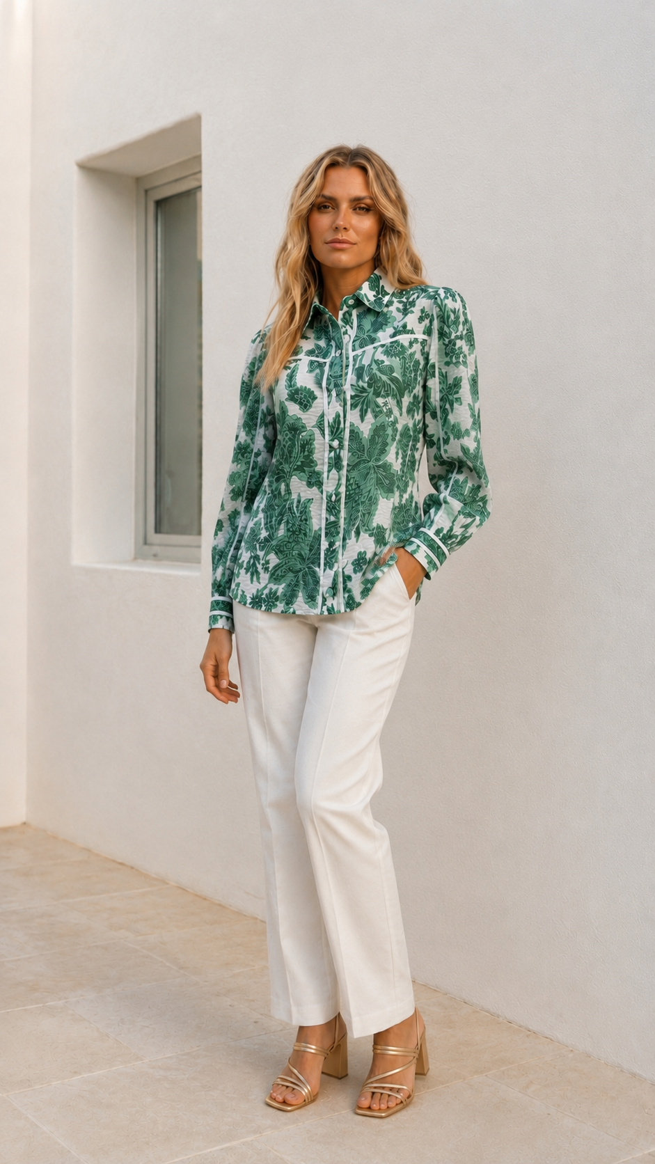 Camille Blouse | Green