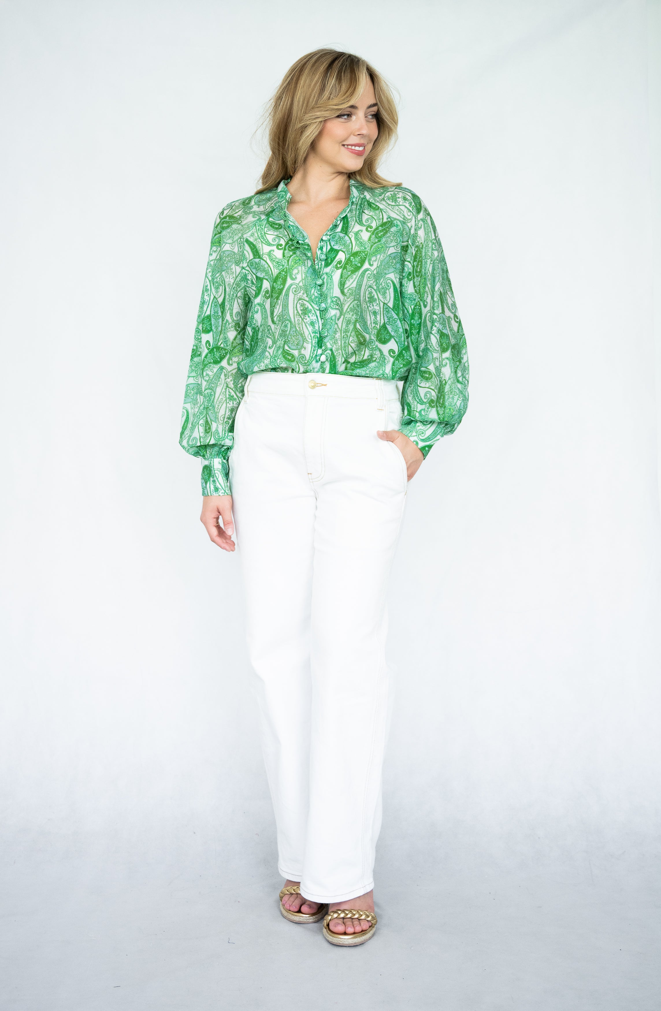 Delray Blouse | Green