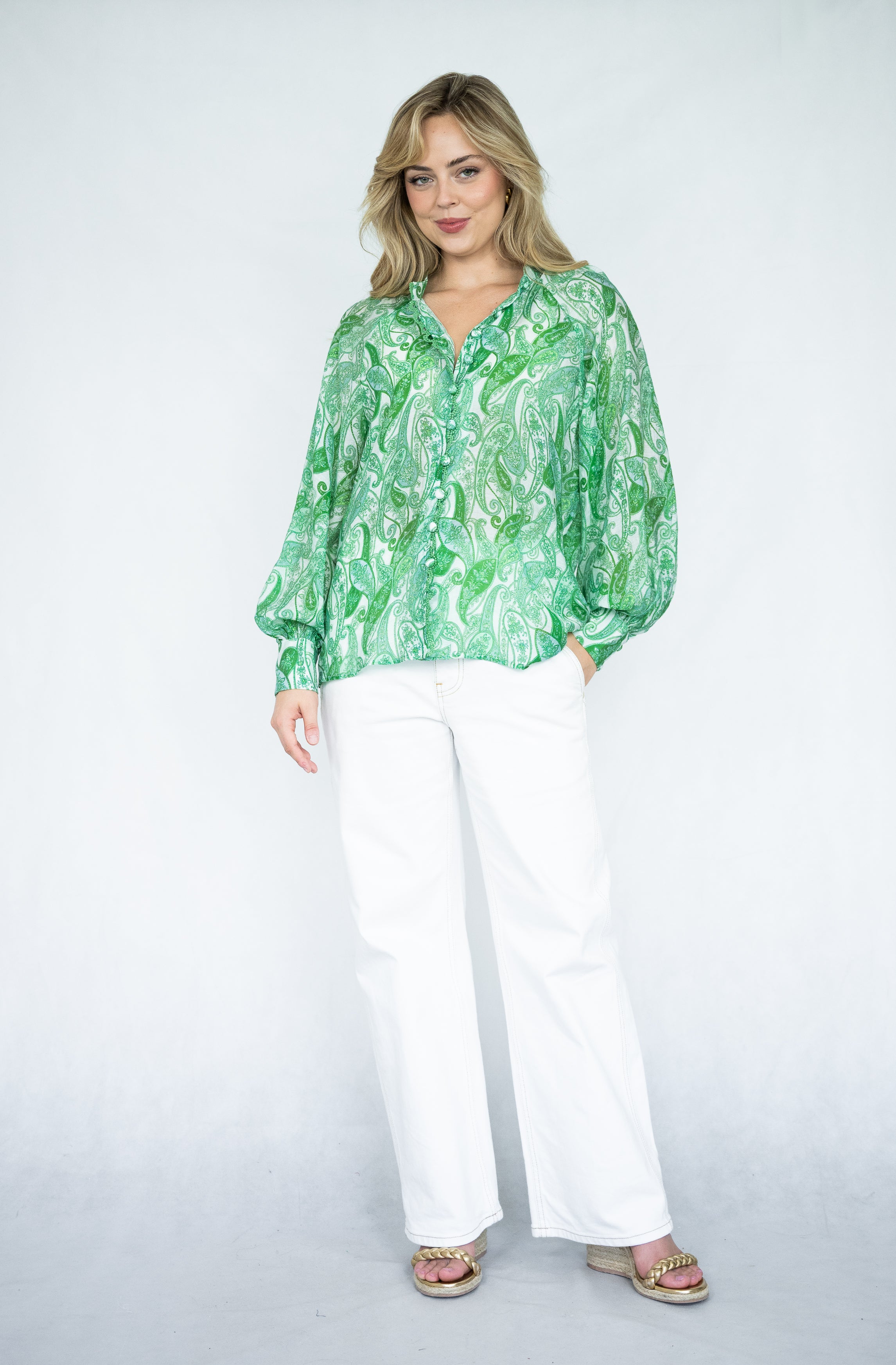 Delray Blouse | Green