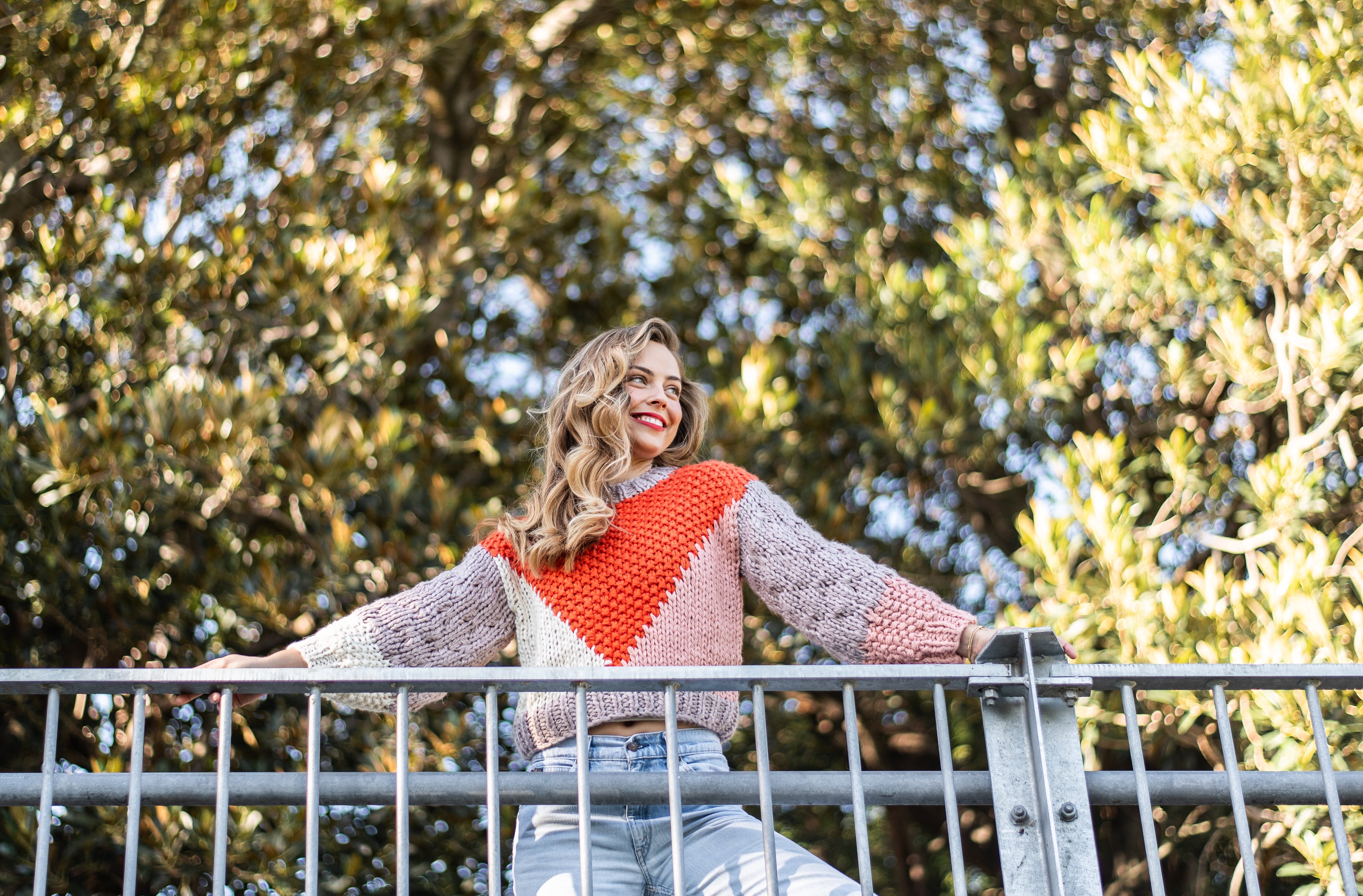 Hyams Handmade Jumper | Orange