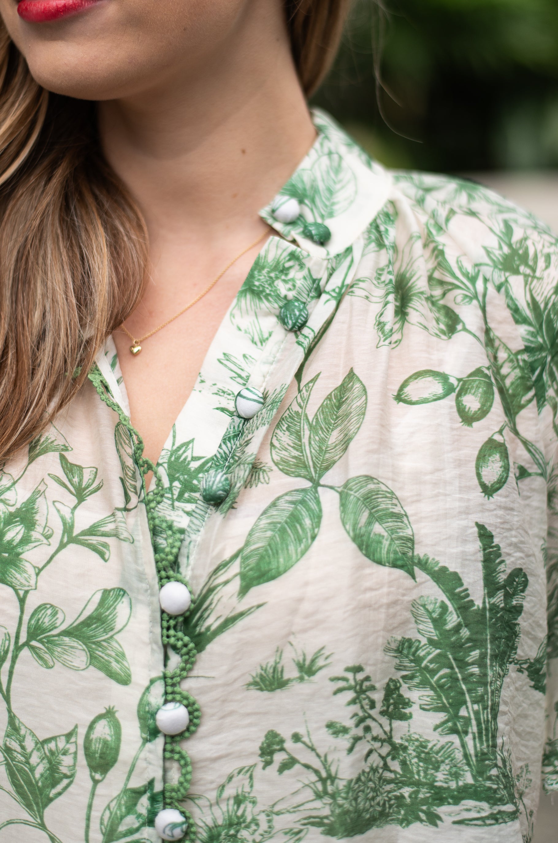 Idora Blouse | Green