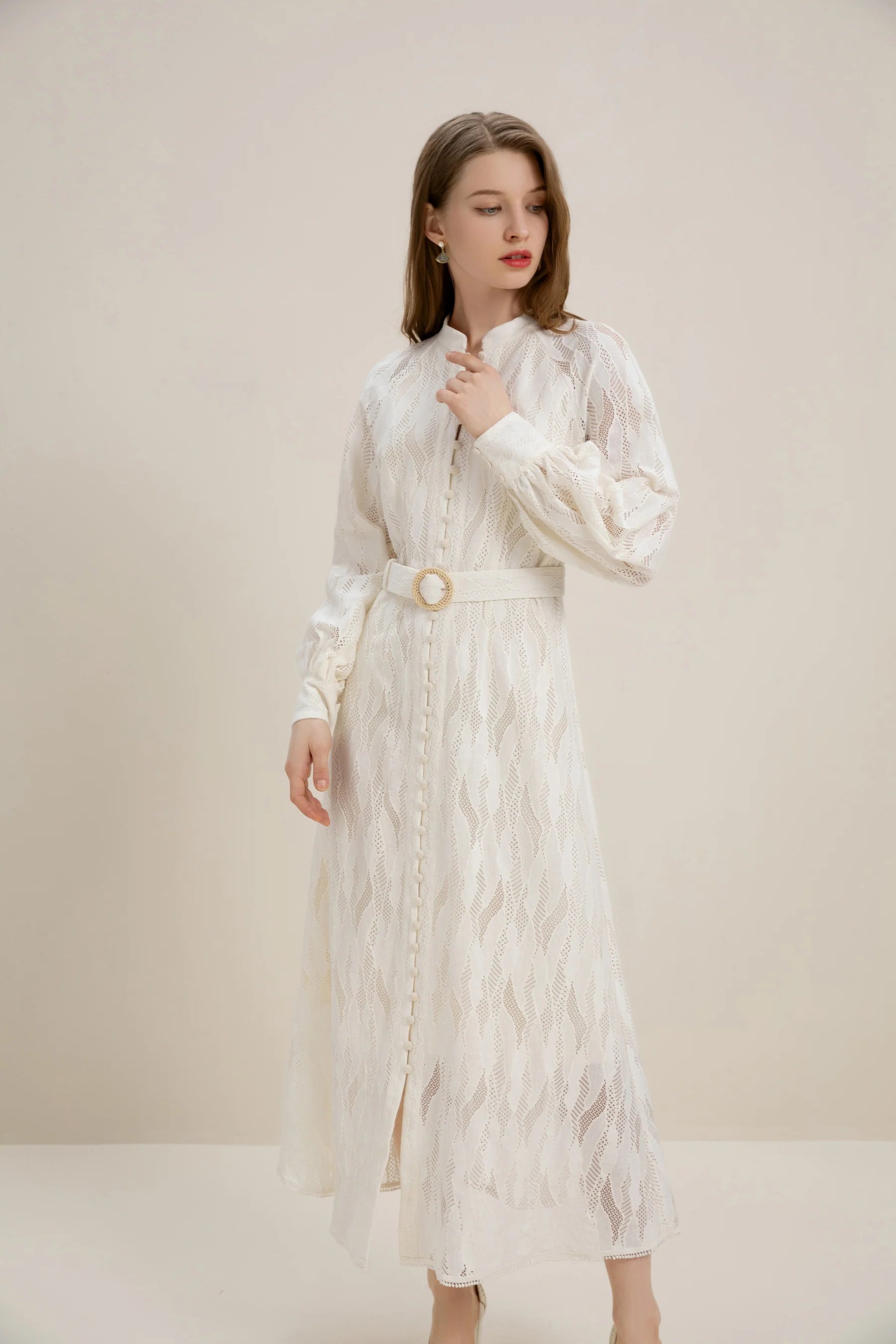 GDS Dahlia Dress | Winter White
