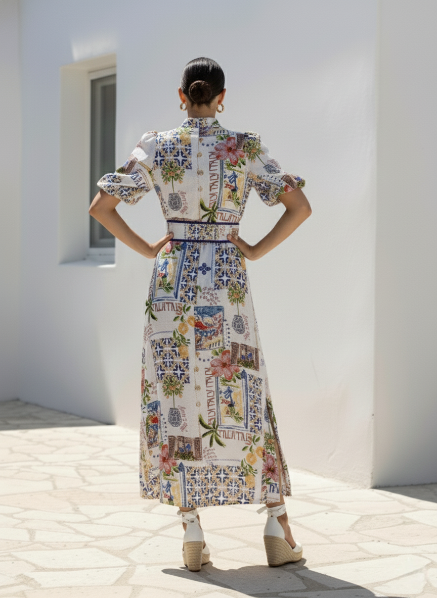 Amore Dress | Italy Print