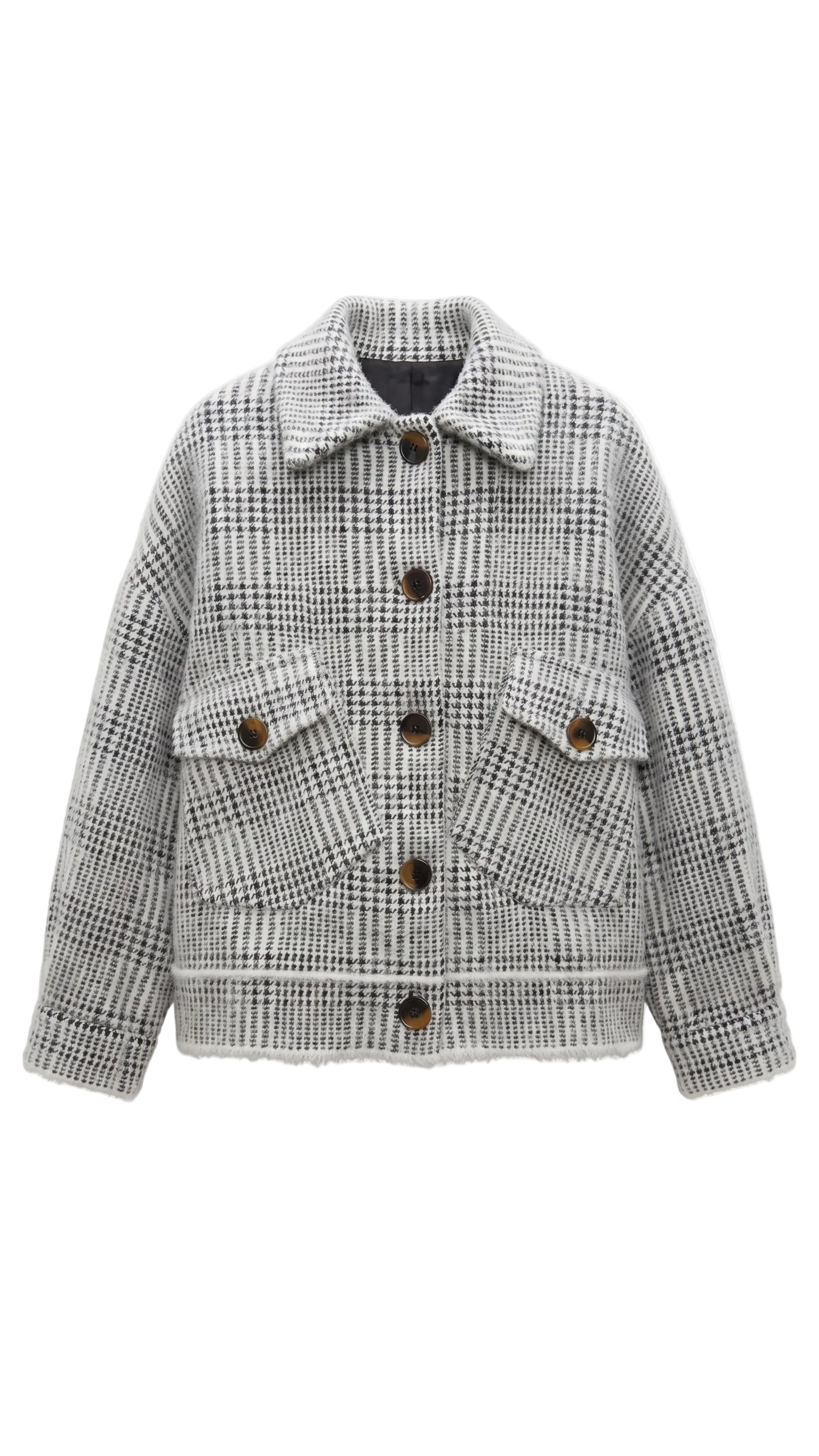 Swiss Alps Jacket | Blk-Wht
