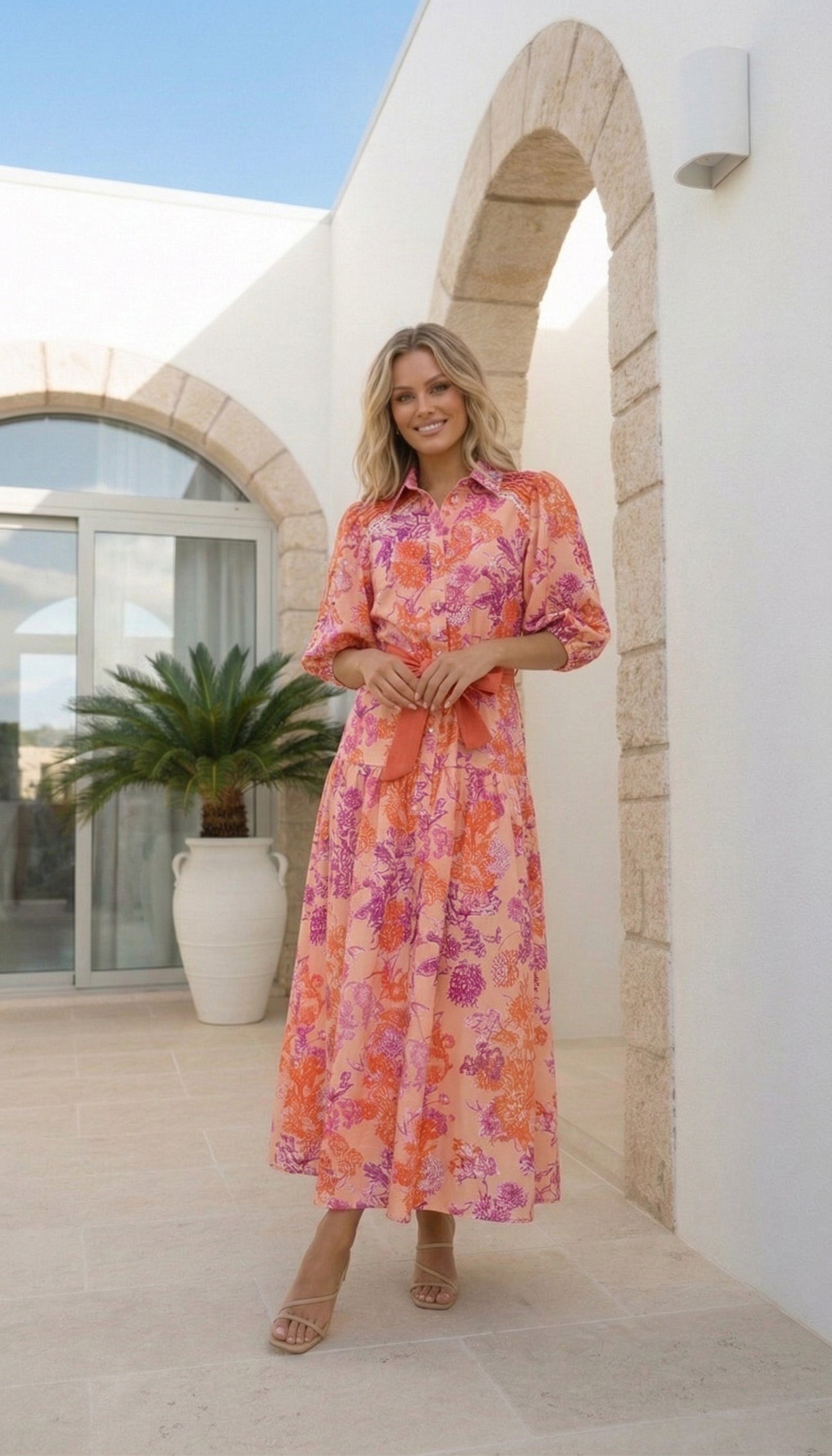 Valancia Dress | Sunset