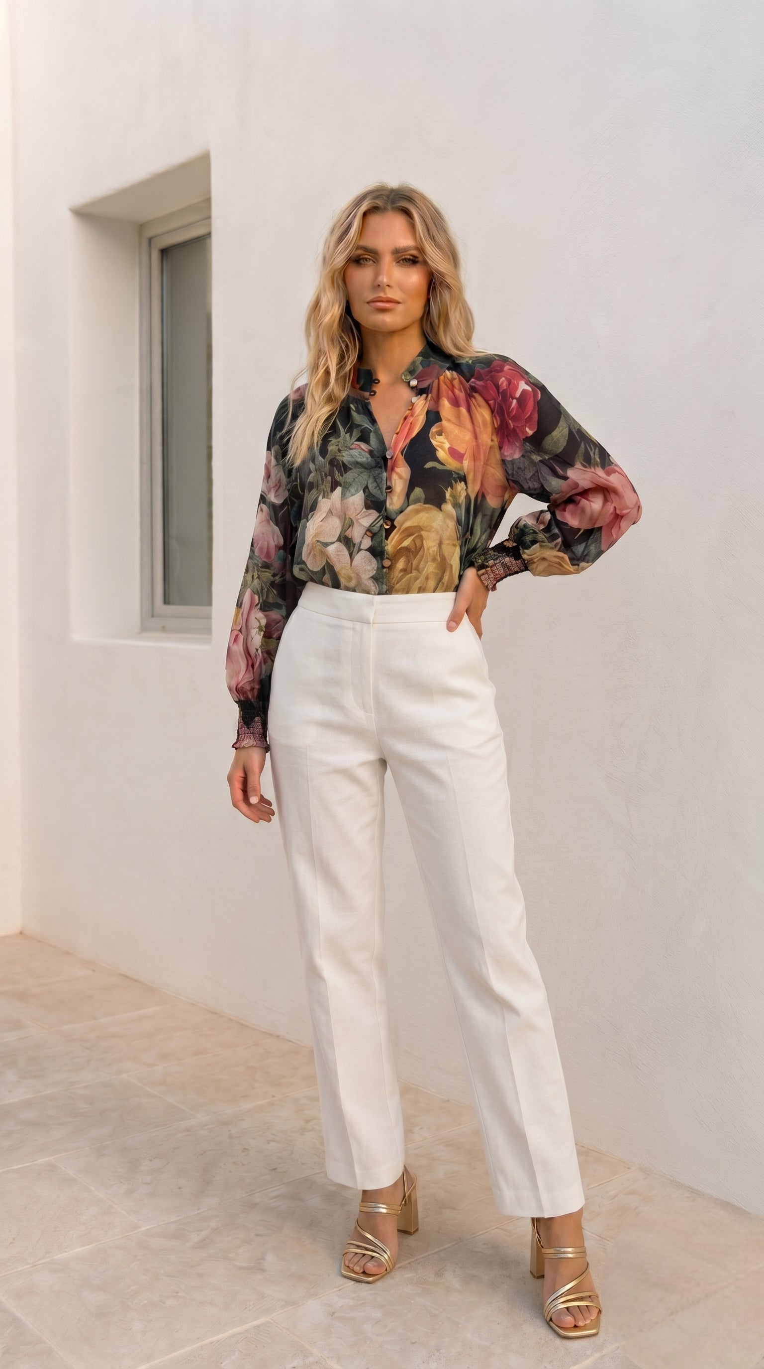Viola Blouse | Multi Floral