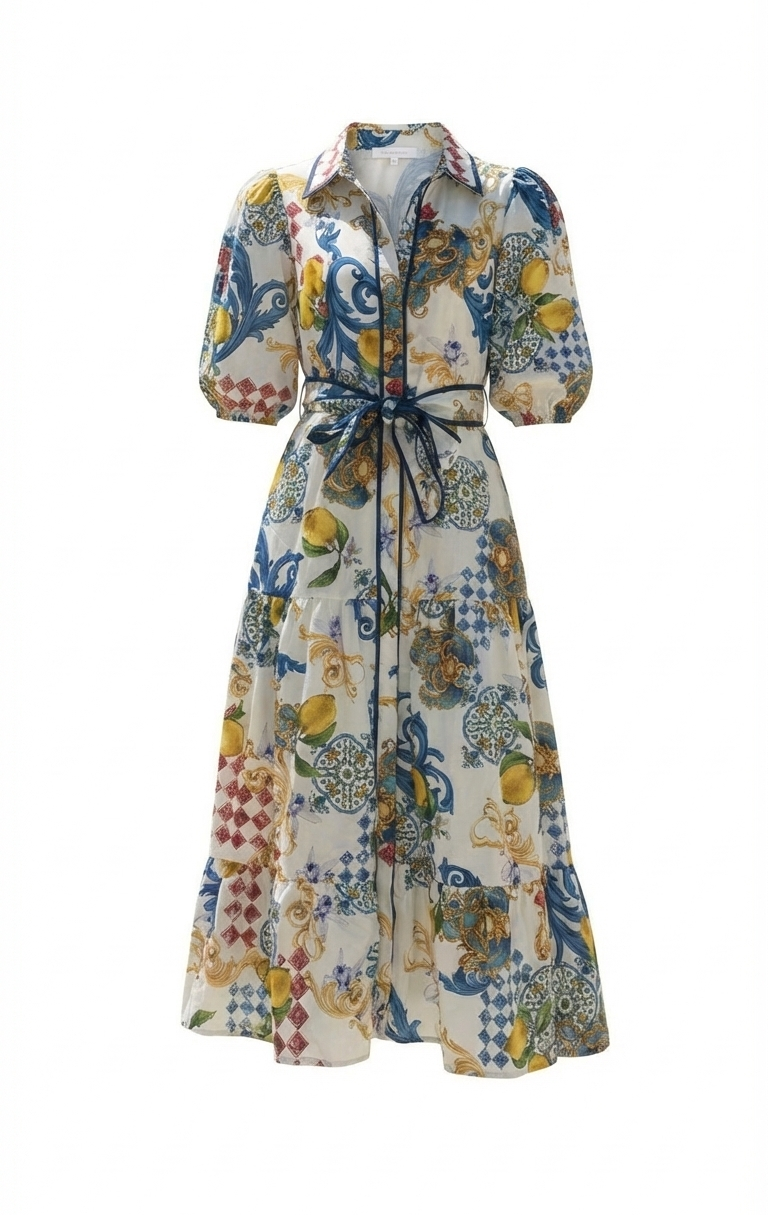 Valentina Long Dress | Multi