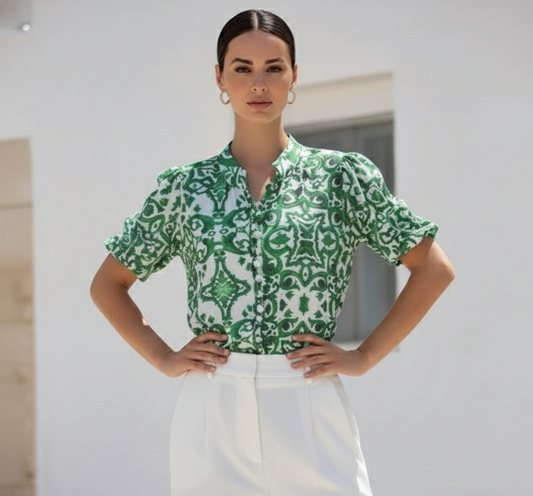 Estelle Blouse | Green