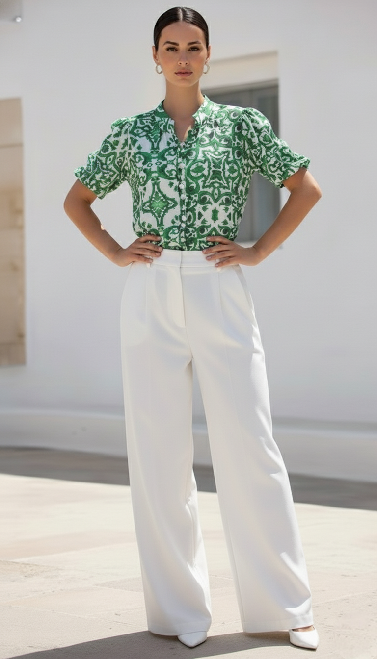 Estelle Blouse | Green