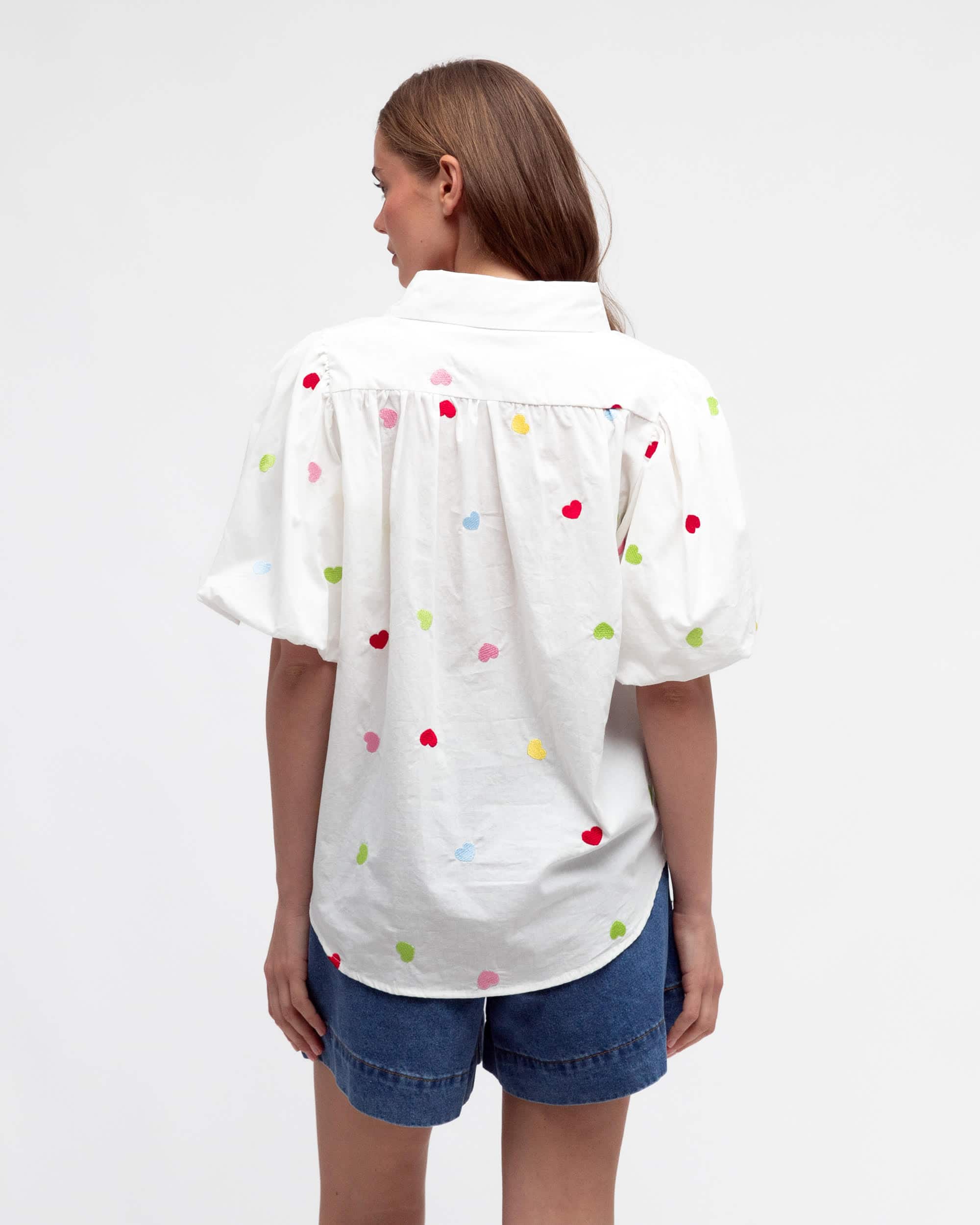 Heart To Heart Shirt | White