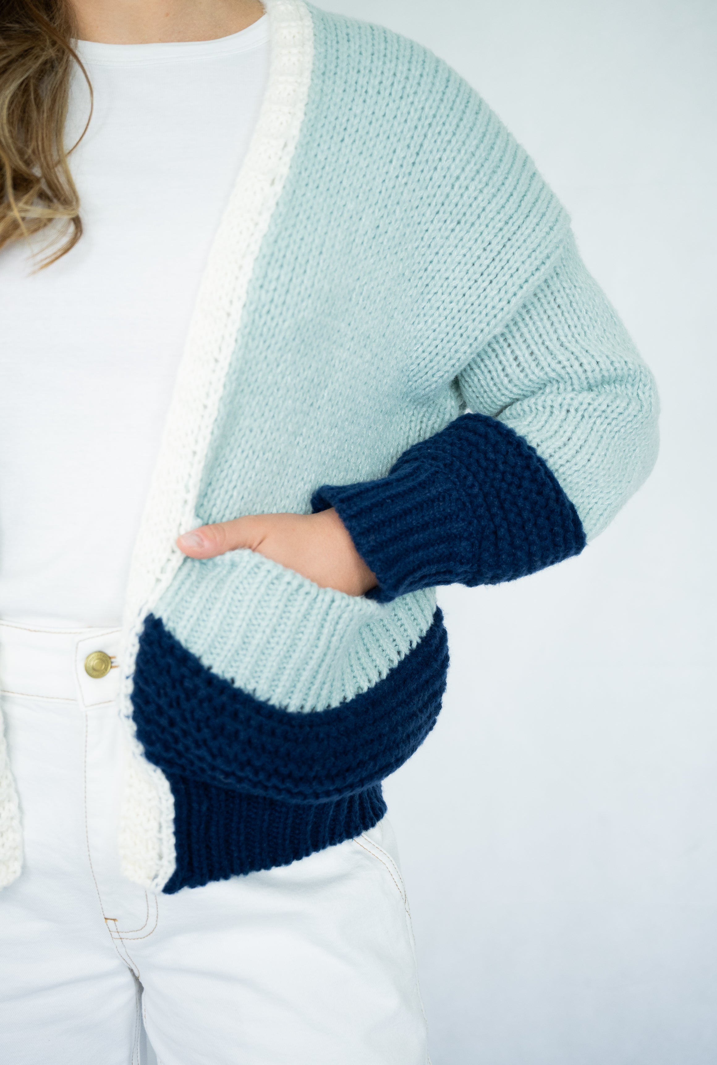 Sage Cardigan | Blue