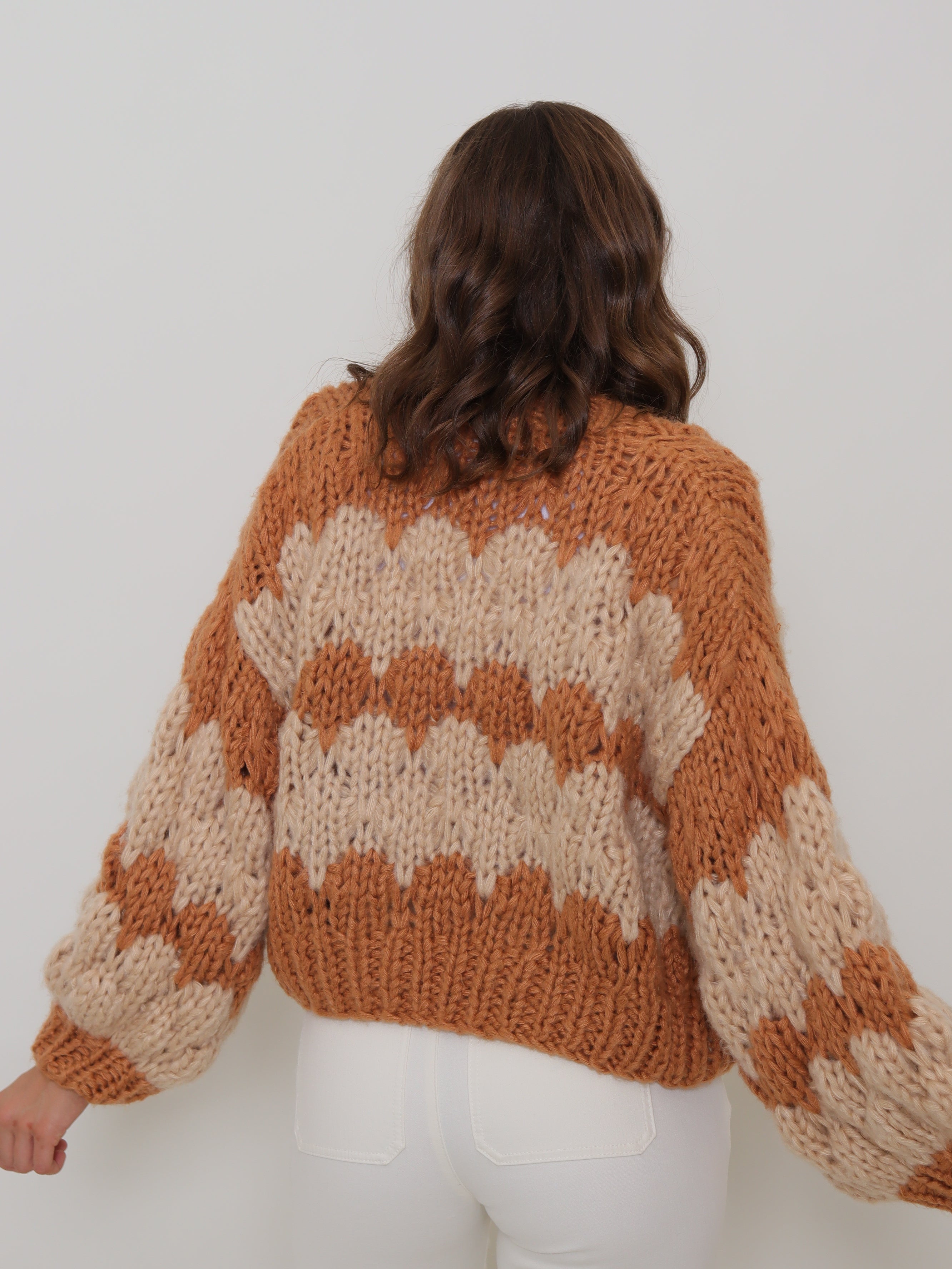 Savanna Handmade Cardi | Neutral CARDIGAN autumn-winter BEIGE KNIT M - L S - M
