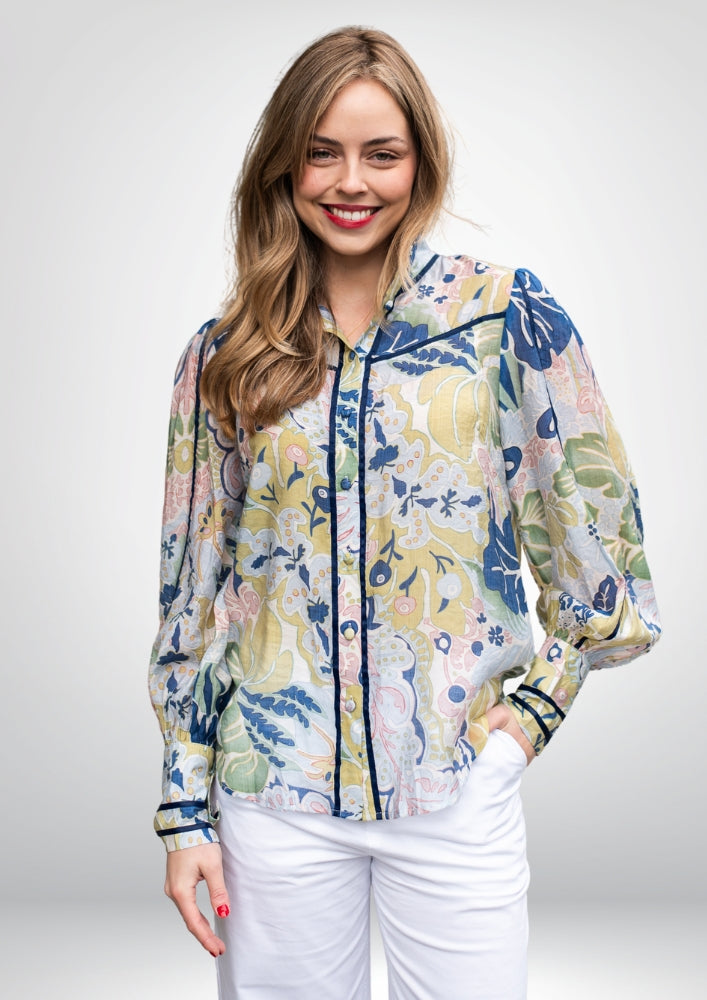 Venice Blouse  | Seagrass