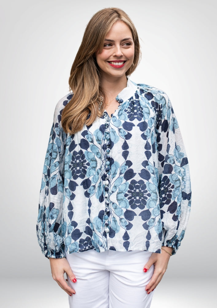 Stella Blouse  | Blue