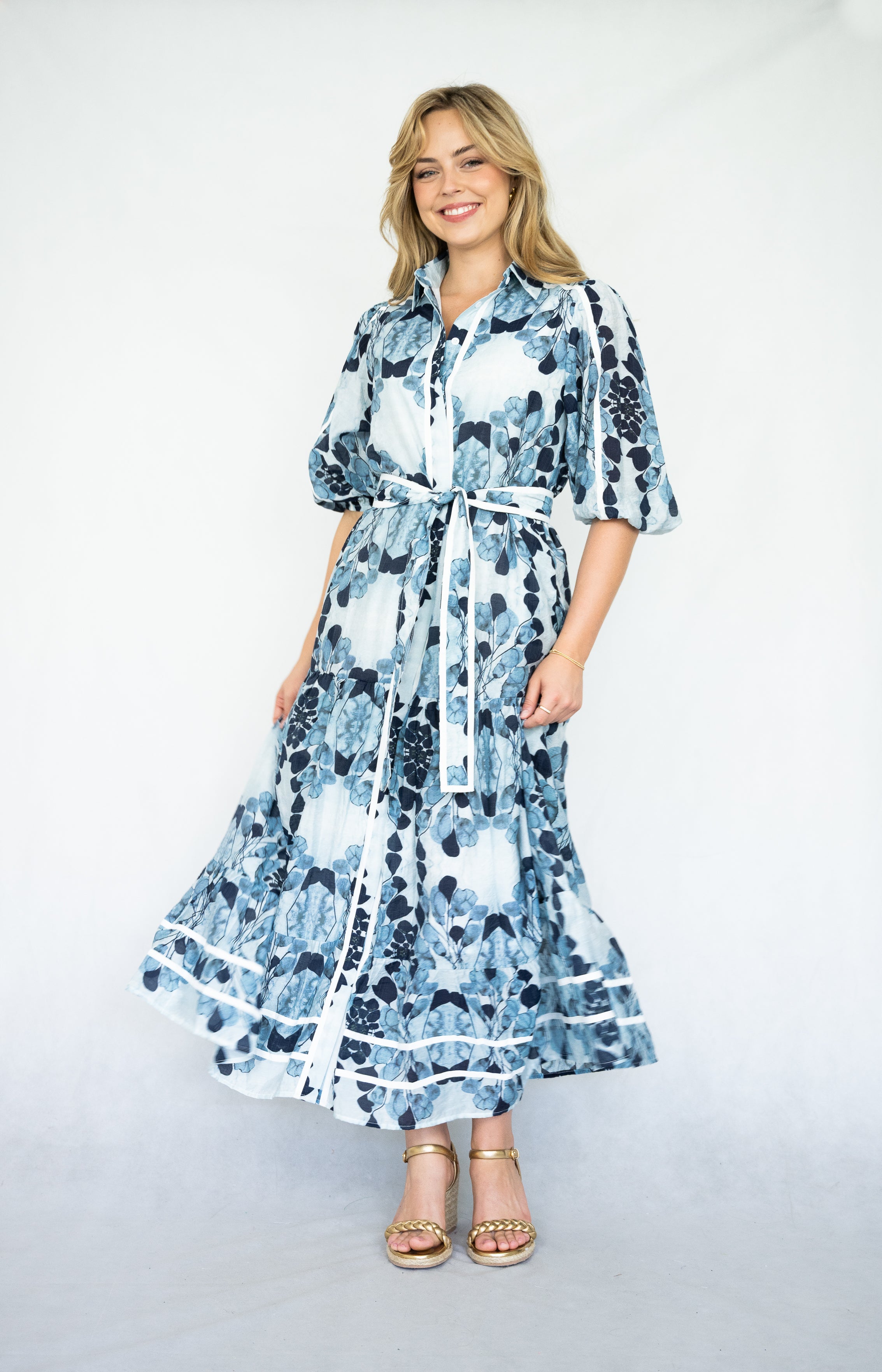 Abby Dress  | Blue