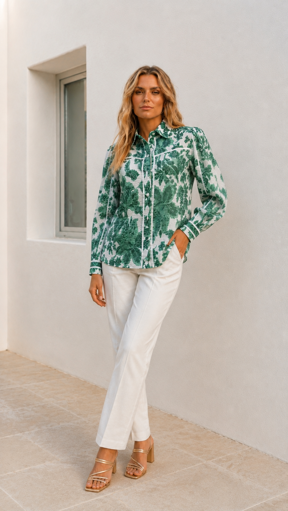 Camille Blouse | Green