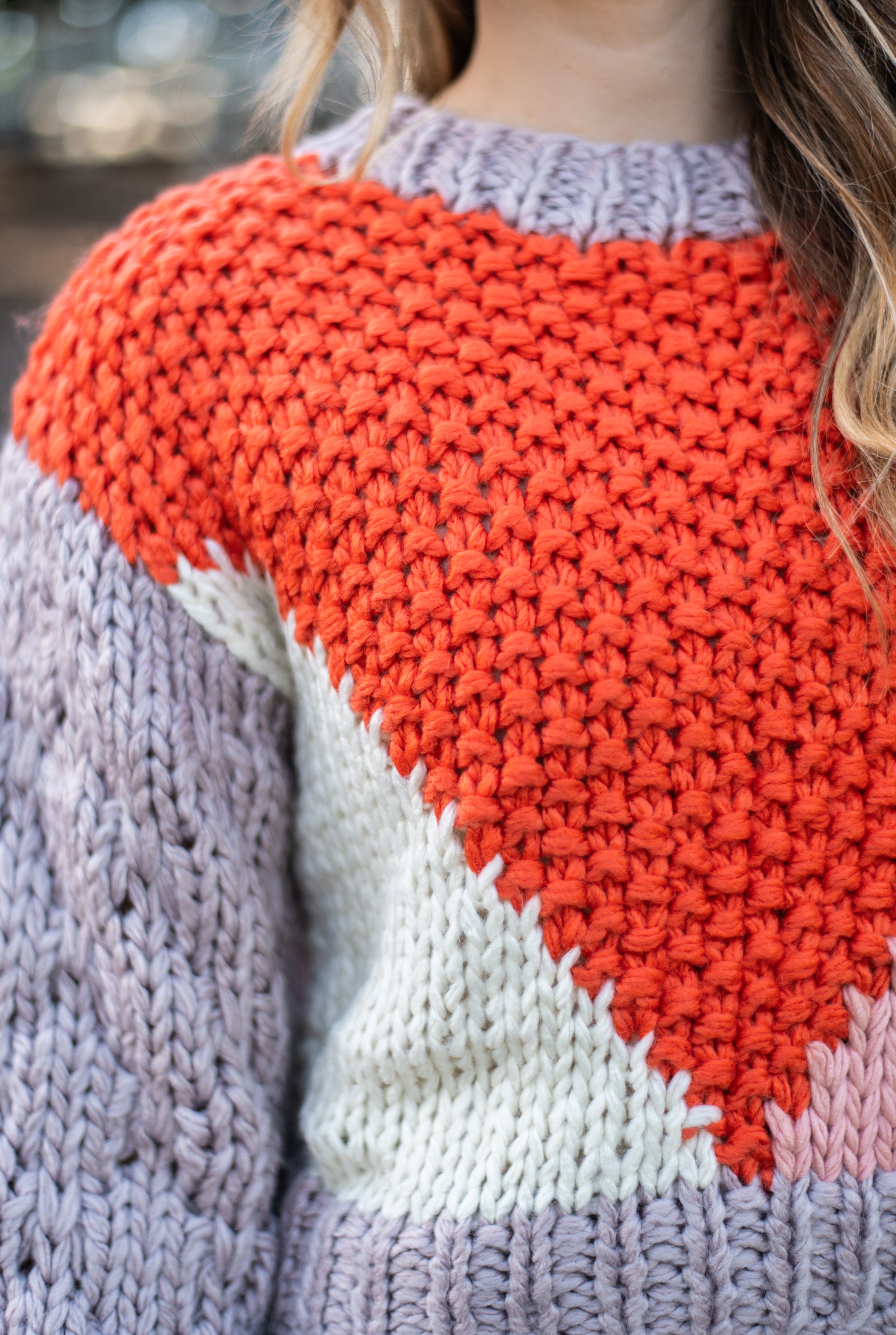 Hyams Handmade Jumper |  Orange