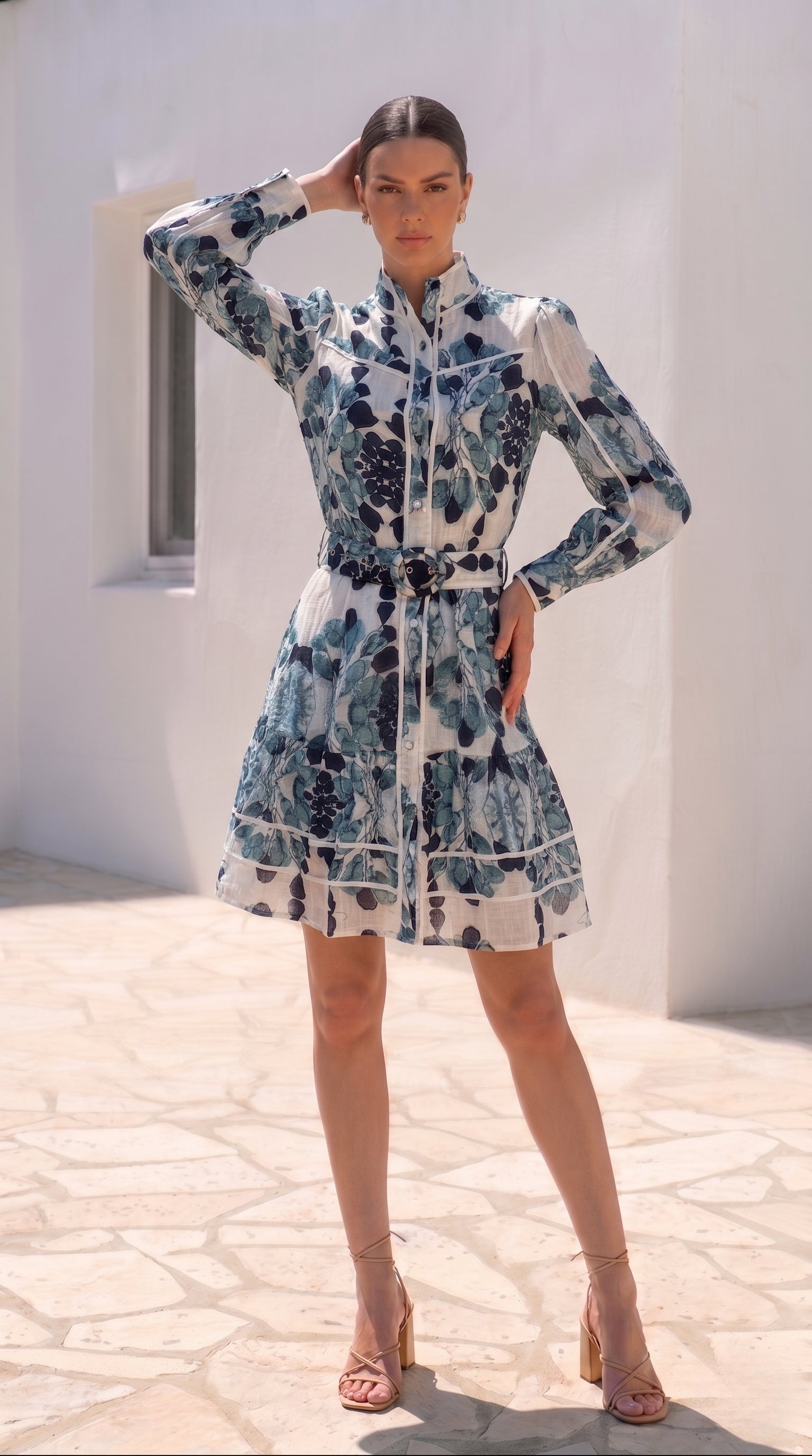 Evie Short  Dress  | Navy Blue