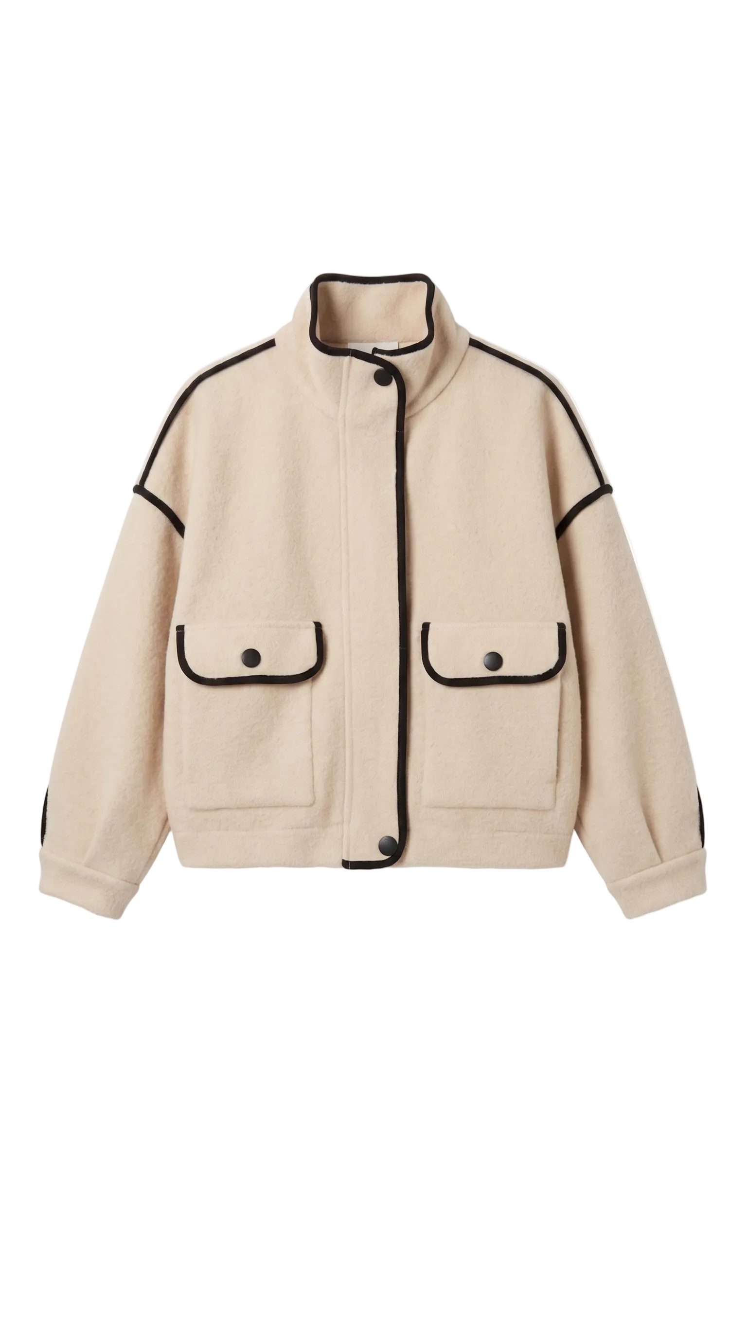 Aspen Jacket  | Beige - Blk