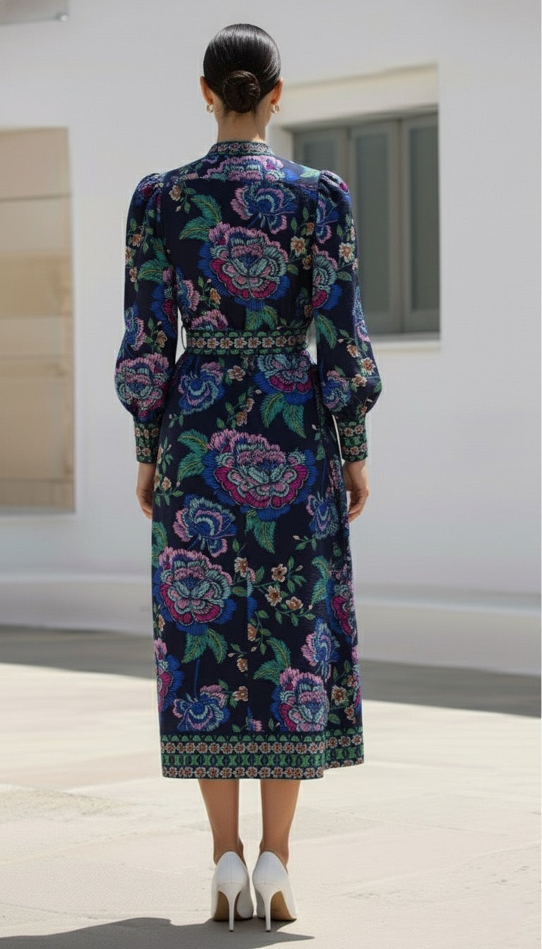 Liberty Dress  | Navy Floral