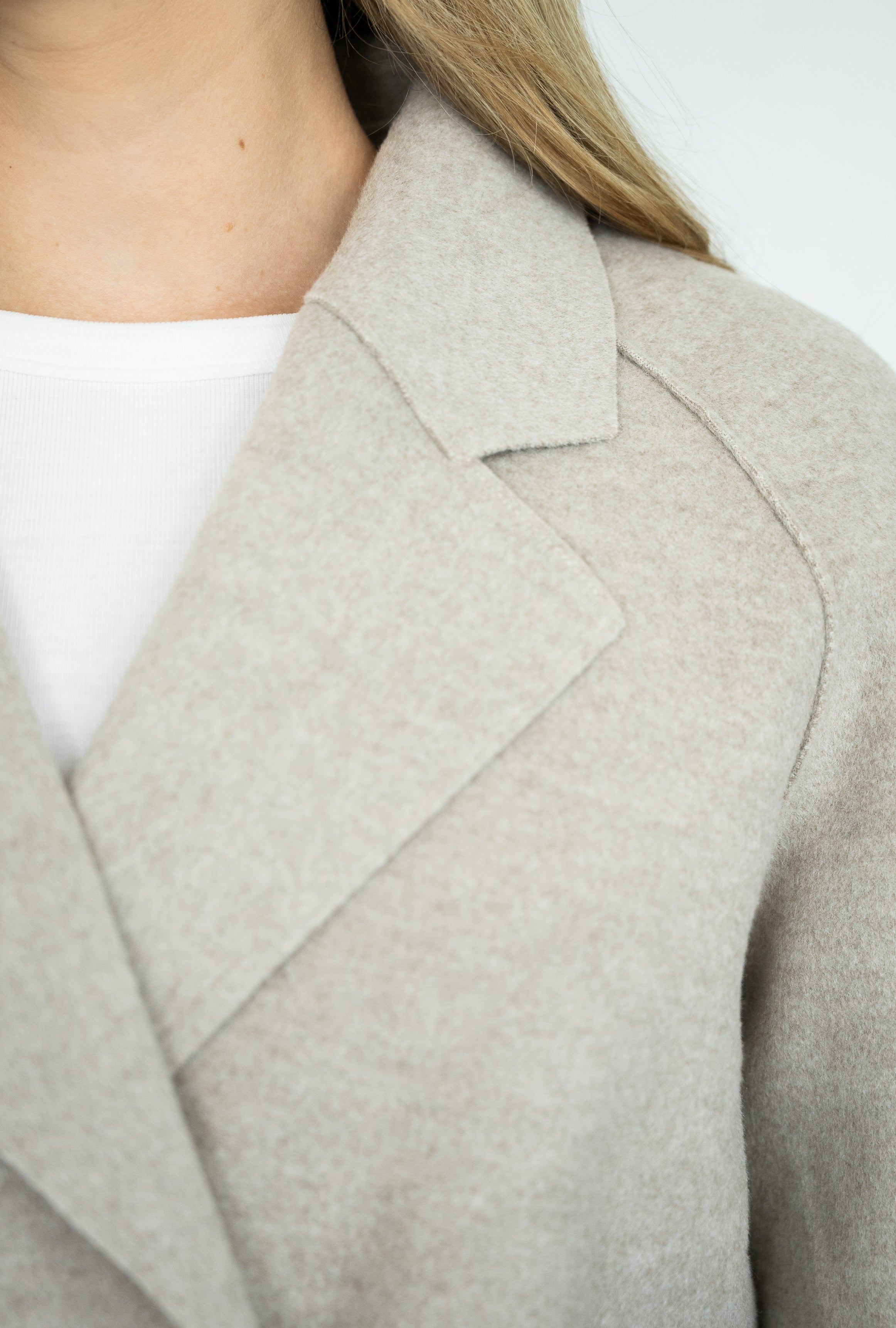 Kennedy  Coat | Pebble