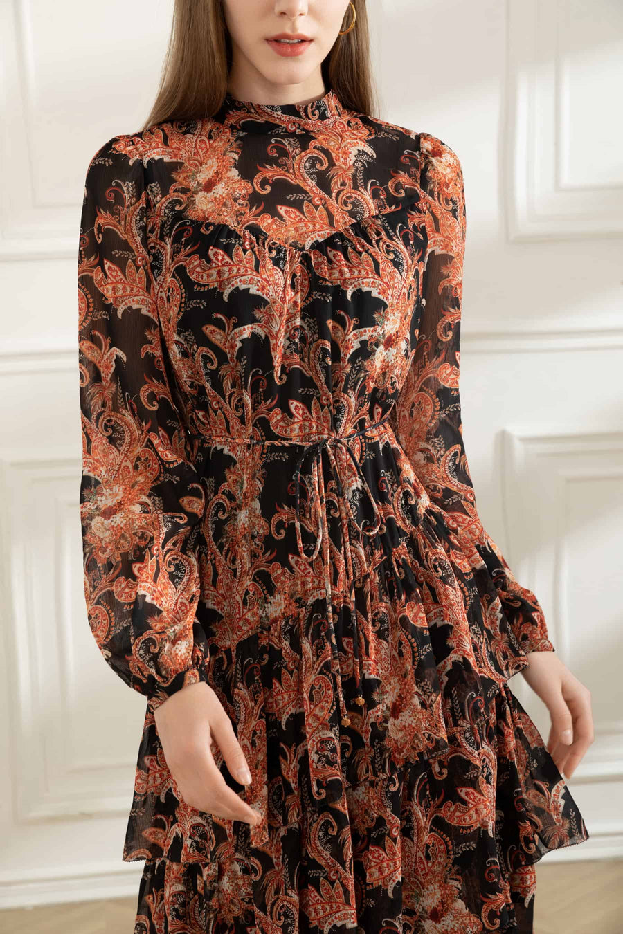 Autumn sales print dress