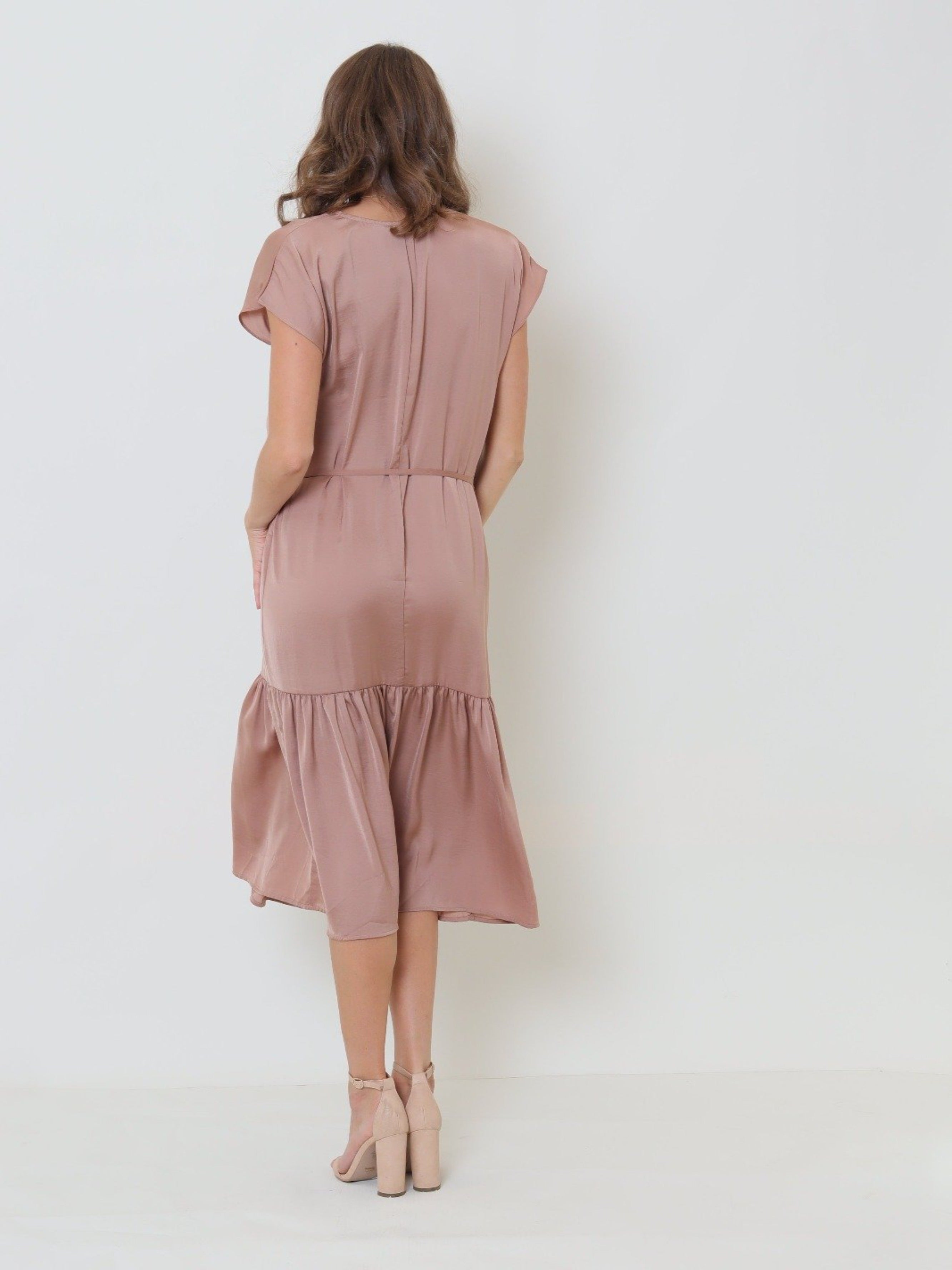 GDS Olearia Dress | Bronze DRESSES BROWN Catch GDS L M S tofix XS